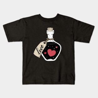 Love in a bottle Kids T-Shirt